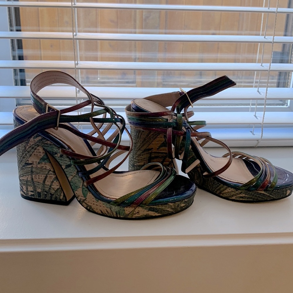 Zara Rainbow Heels Size 39